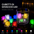 Cubetti LED Riutilizzabili per Feste e Drink