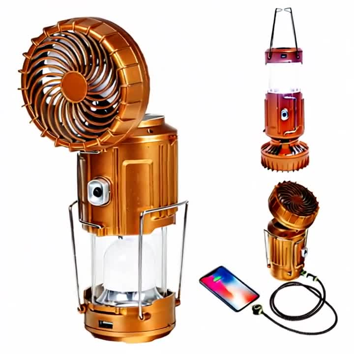 Ludor™ Air – Lampada solare con ventilatore LED