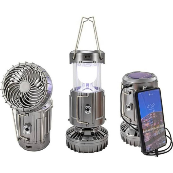 Ludor™ Air – Lampada solare con ventilatore LED