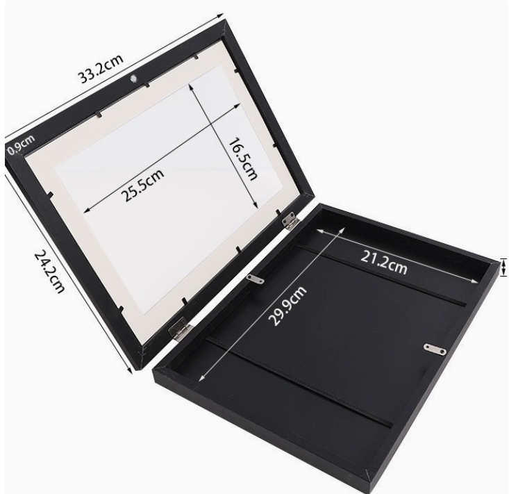 Cornice magnetica con sistema di archiviazione