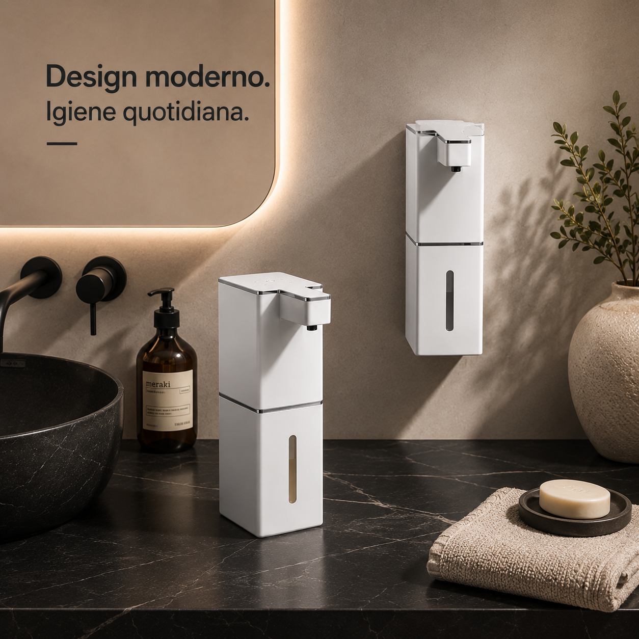 Dispenser Sapone Automatico Touchless con Sensore IR