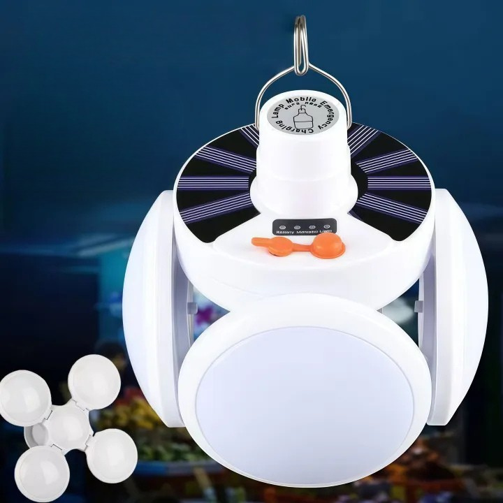 Ludor™ Glow – Lampada solare pieghevole a 5 pannelli LED