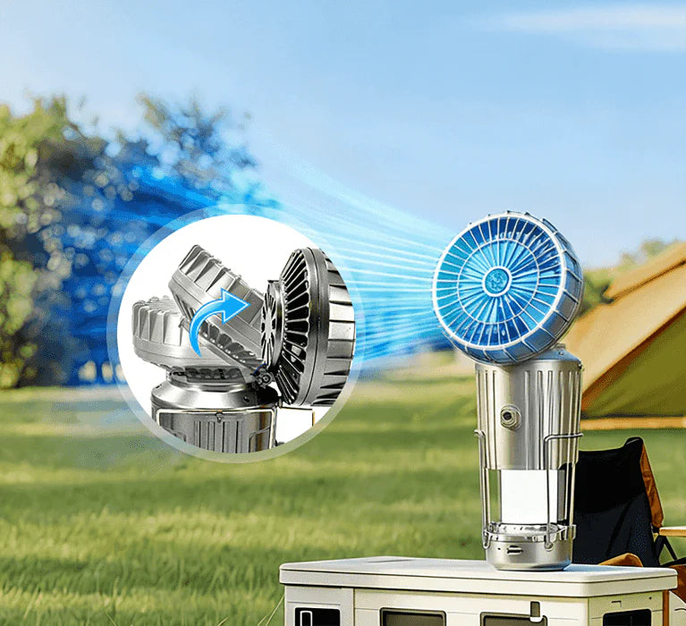 Ludor™ Air – Lampada solare con ventilatore LED