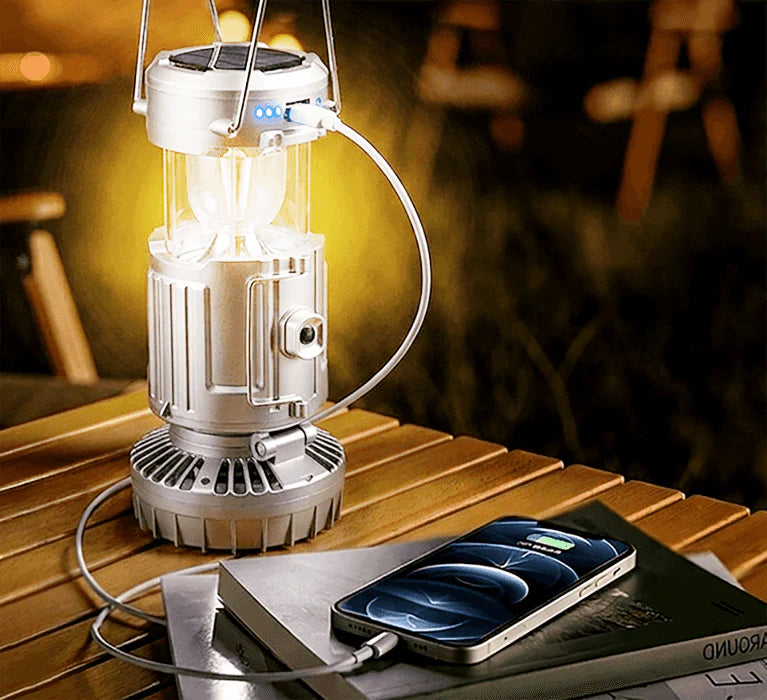 Ludor™ Air – Lampada solare con ventilatore LED