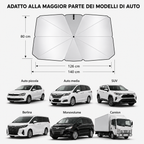 Ombrello parasole pieghevole per auto