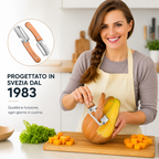 Pelapatate in acciaio inox con apribottiglie