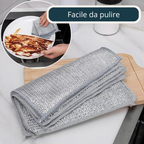 Panno micro-acciaio – Rimuove sporco e grasso senza graffi