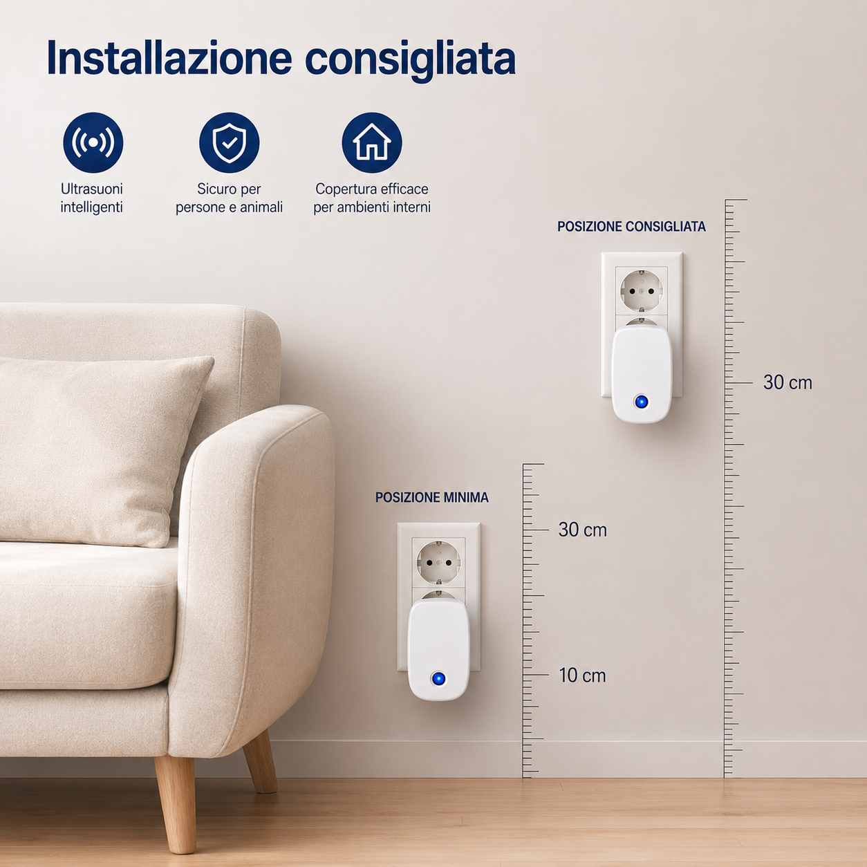 Buniks™ – Repellente ultrasuoni per la casa