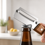 Pelapatate in acciaio inox con apribottiglie