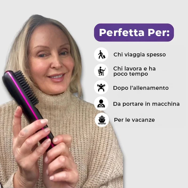 IvoryComb™ Spazzola Styling Senza Fili