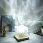Norcube™ Lampada a Cubo  – Lampada a Cubo con 16 Effetti di Aurora Boreale