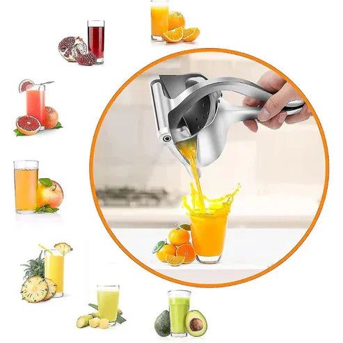 Spremiagrumi manuale in alluminio compatto