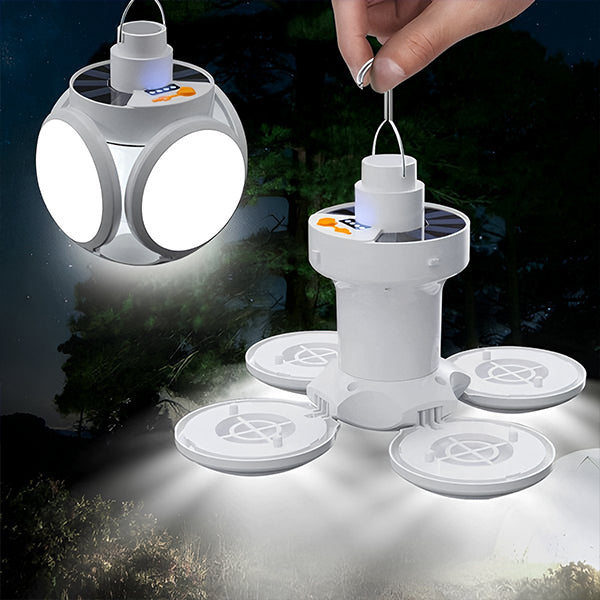 Ludor™ Glow – Lampada solare pieghevole a 5 pannelli LED