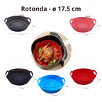 Contenitore in silicone riutilizzabile per friggitrice ad aria – Adatto anche a forno, microonde e frigorifero