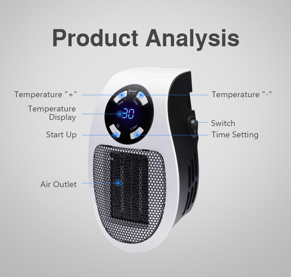 HeatGo™ Stufa Elettrica - Stufa Elettrica Portatile