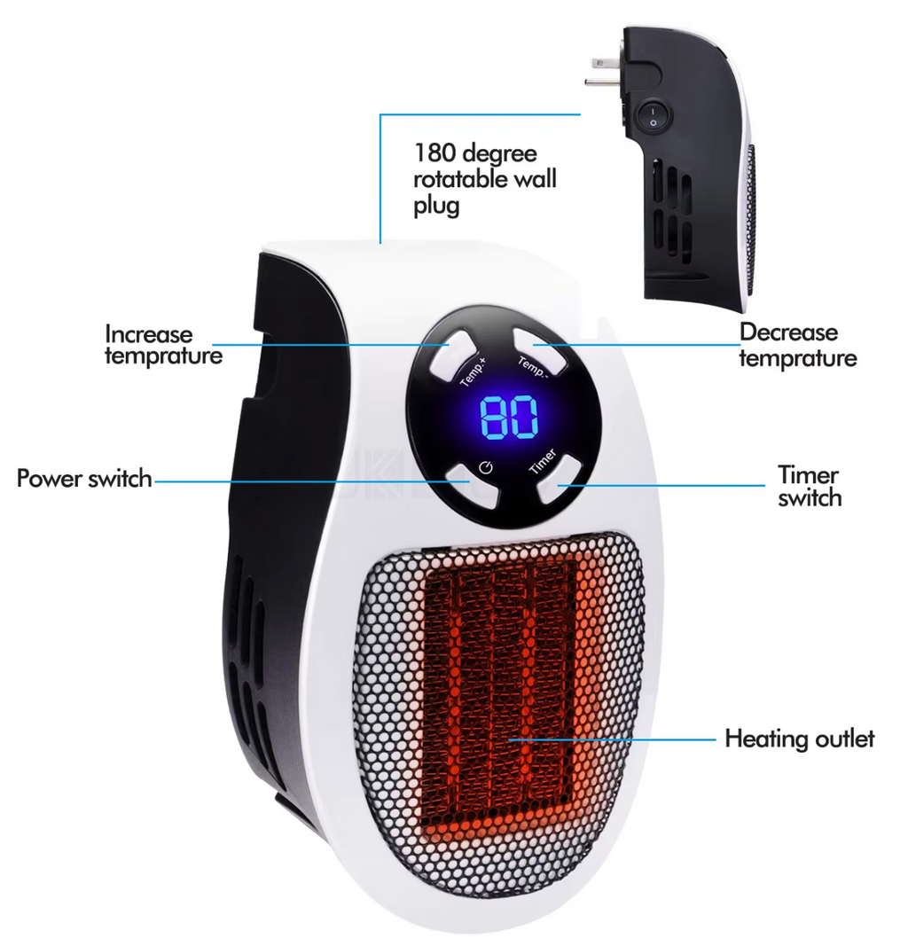 HeatGo™ Stufa Elettrica - Stufa Elettrica Portatile