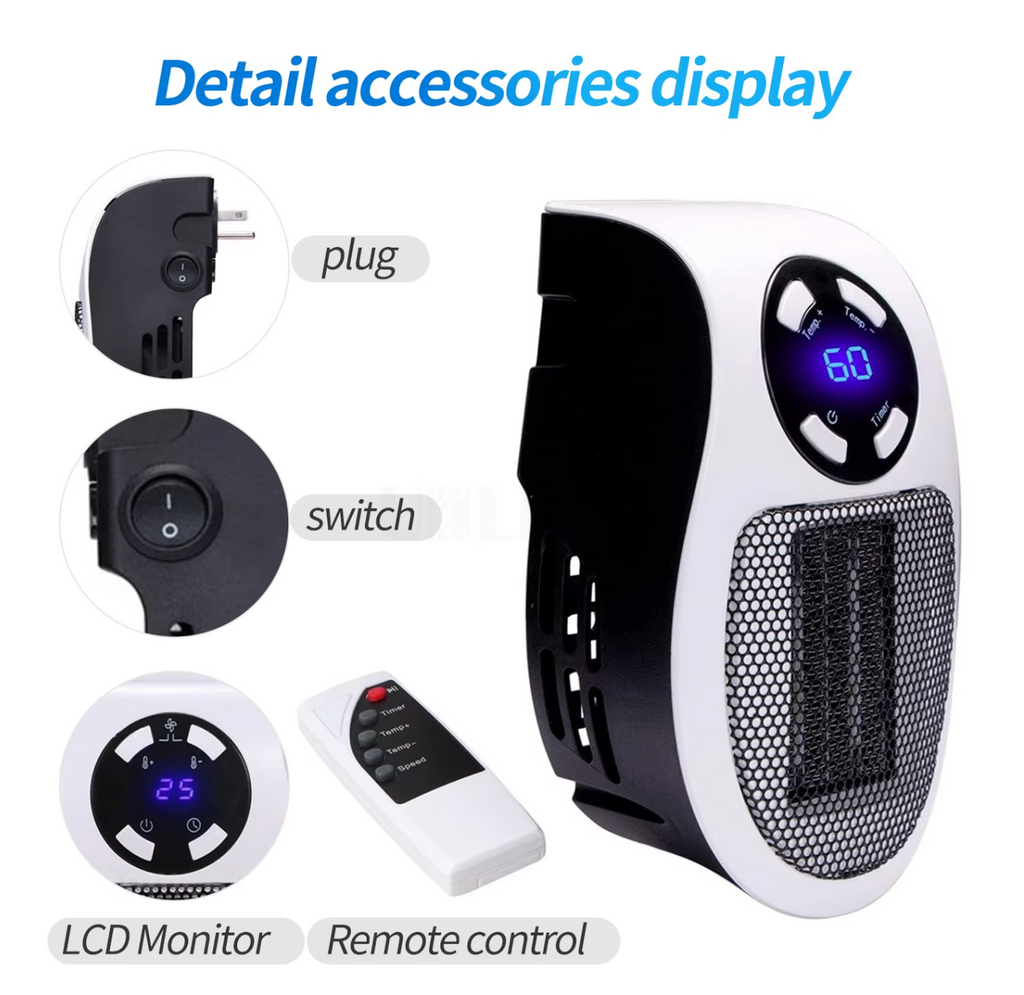 HeatGo™ Stufa Elettrica - Stufa Elettrica Portatile