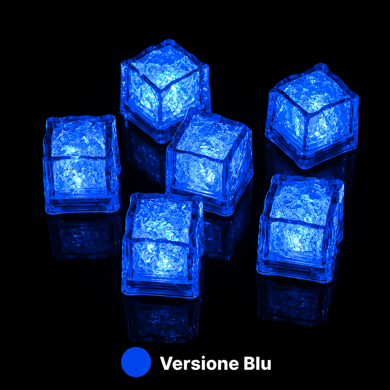 Cubetti LED Riutilizzabili per Feste e Drink