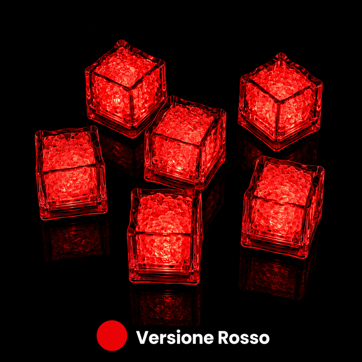 Cubetti LED Riutilizzabili per Feste e Drink