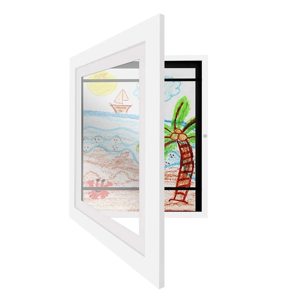 Cornice magnetica con sistema di archiviazione
